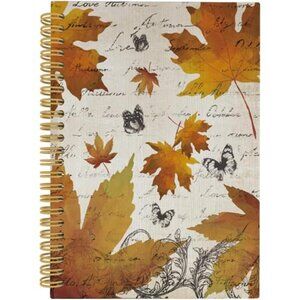 Fall Journal, Rustic Vintage Butterfly‎ Spiral Notebook, Fall Decor, Rustic